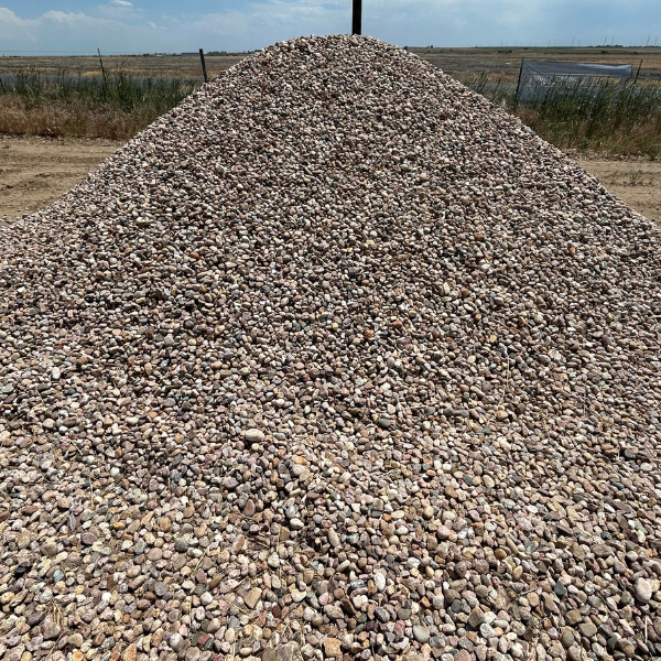 2-4 Grey Cobble River Rock - Per 1 Ton