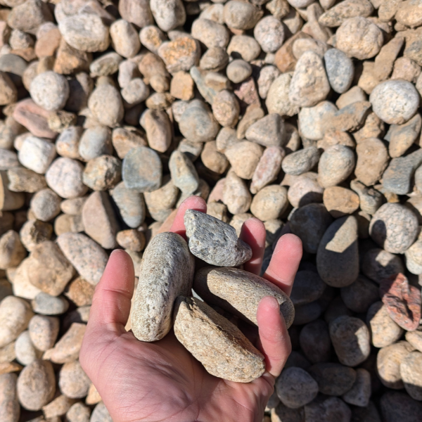 1.5 Local River Rock - Per 1 Ton