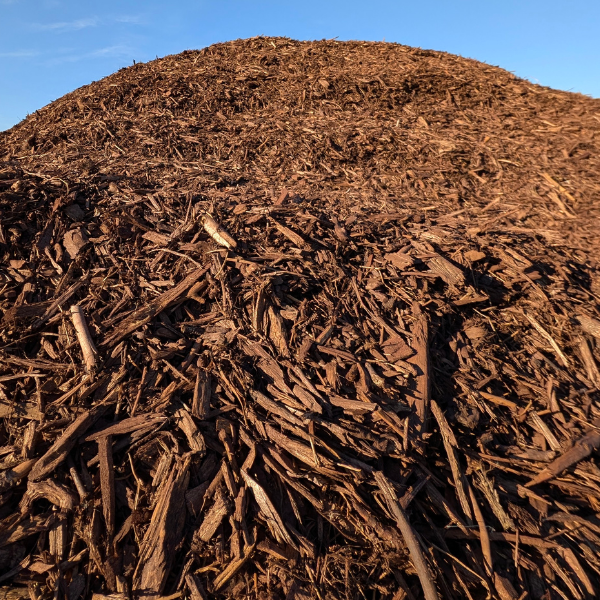 Dyed Coffee Brown Mulch - Per 1 Yard