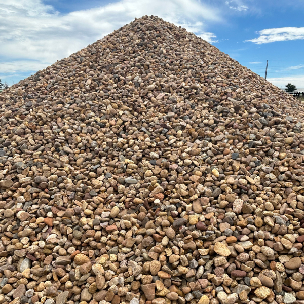 ¾” Local River Rock - Per 1 Ton